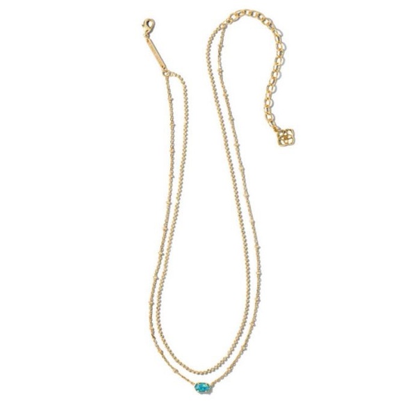 NWT- Kendra Scott Emilie Multi Strand Necklace
Gold Marine Opal - Picture 2 of 4